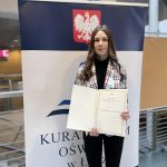 Uczennica ZSCKU w Wolborzu ze Stypendium Prezesa Rady Ministrów