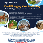 Zaproszenie na Kwalifikacyjny Kurs Zawodowy ROL.06